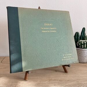 Display only, Vintage Victor Red Seal Album DUKAS Sorcerer’s Apprentice 78RPM
